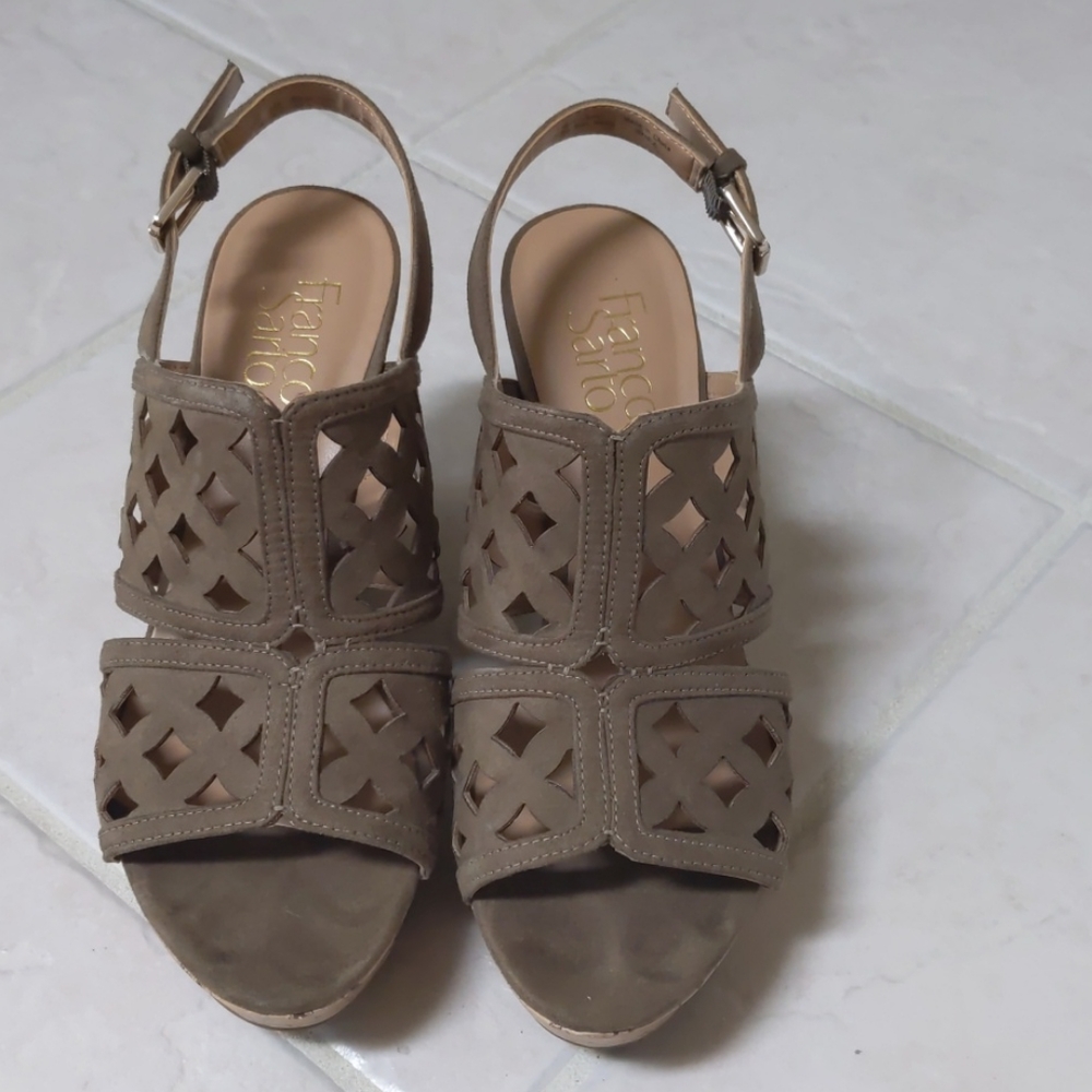 Franco Sarto Shea Cork Wedge